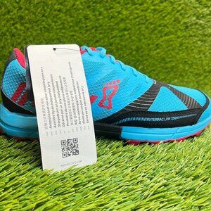 Inov-8 TerraClaw 250 Mens Size 8.5 Blue Black Pink Trail Running Shoes Sneakers